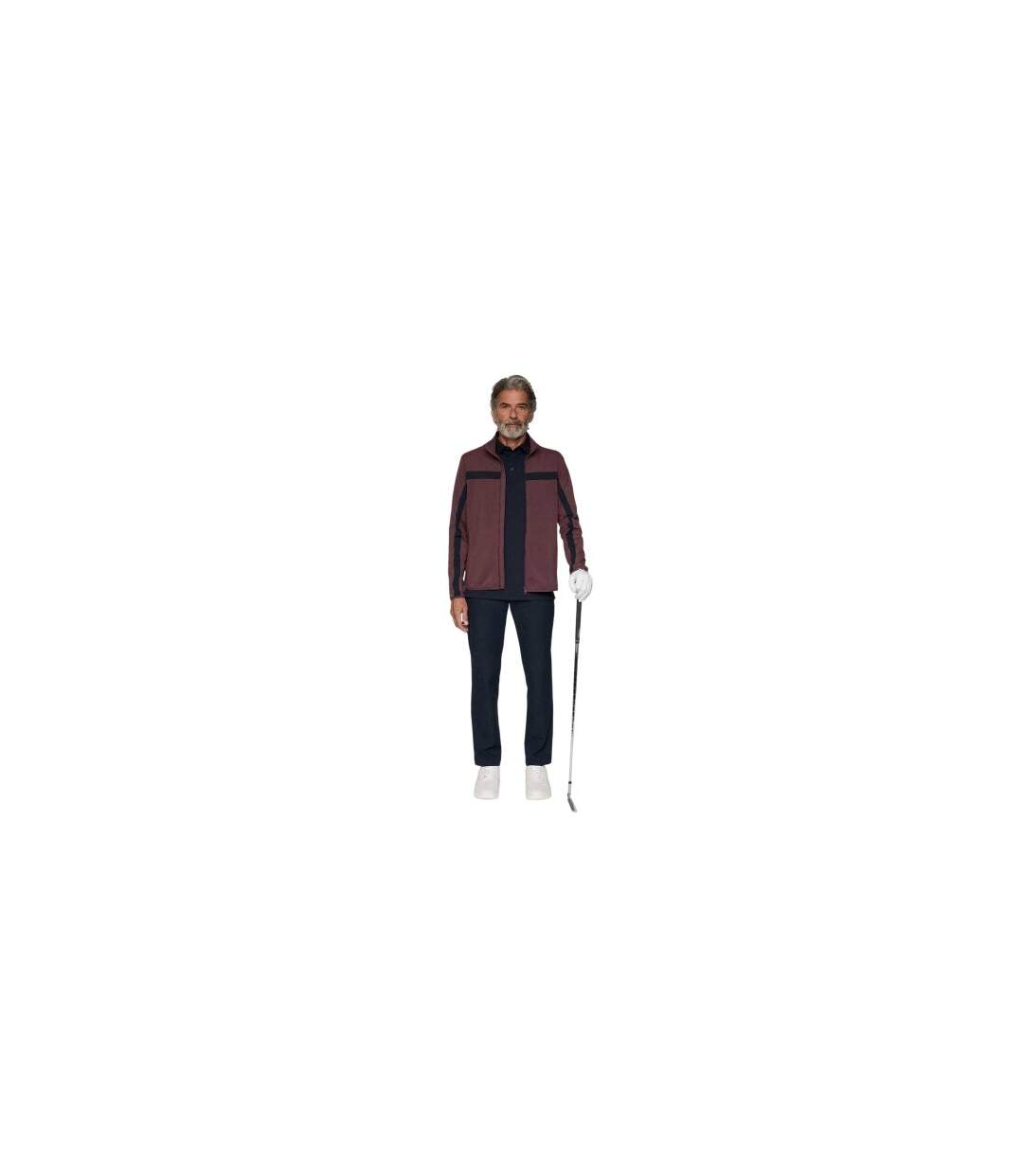 Mens Jarvis Logo Track Jacket Berry J.Lindeberg-1