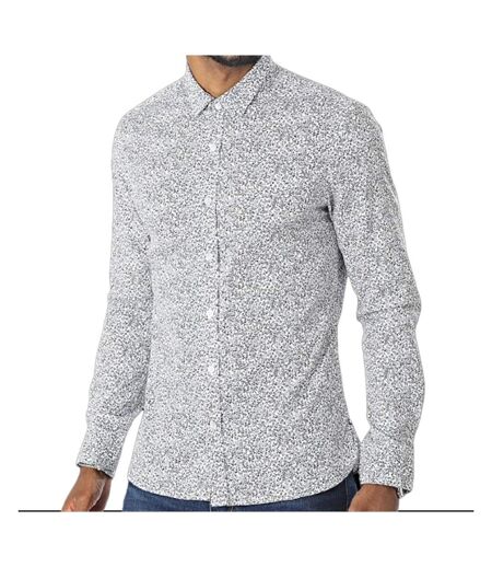 Chemises Blanche à Motifs Homme Teddy Smith Carton - 3XL