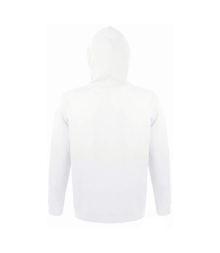 Sweat à capuche snake unisexe blanc SOLS