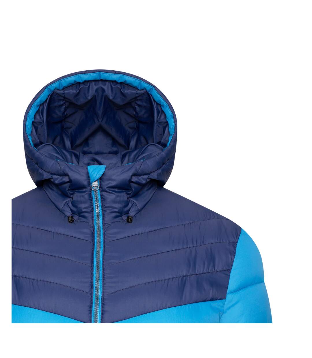 Dare 2B Mens Hot Shot Baffled Hooded Padded Jacket (Dark Methyl Blue/Nightfall Navy)