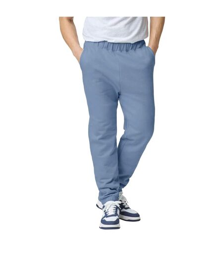 Mens Midweight Pocket Jogging Bottoms Stone Blue Gildan
