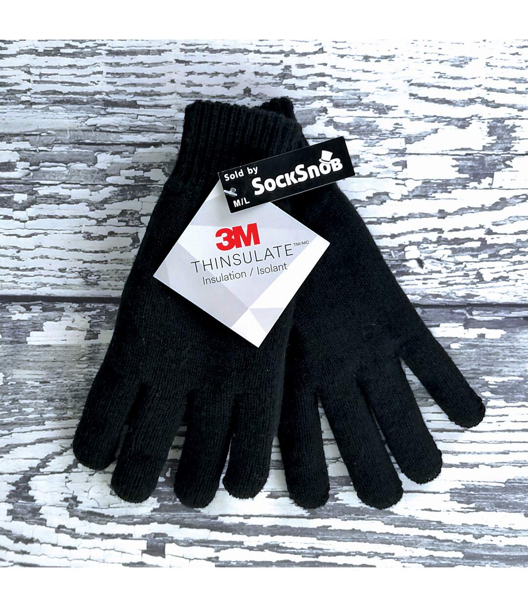 Gants Thinsulate 3M Doublés Thermiques Hiver M/L-5