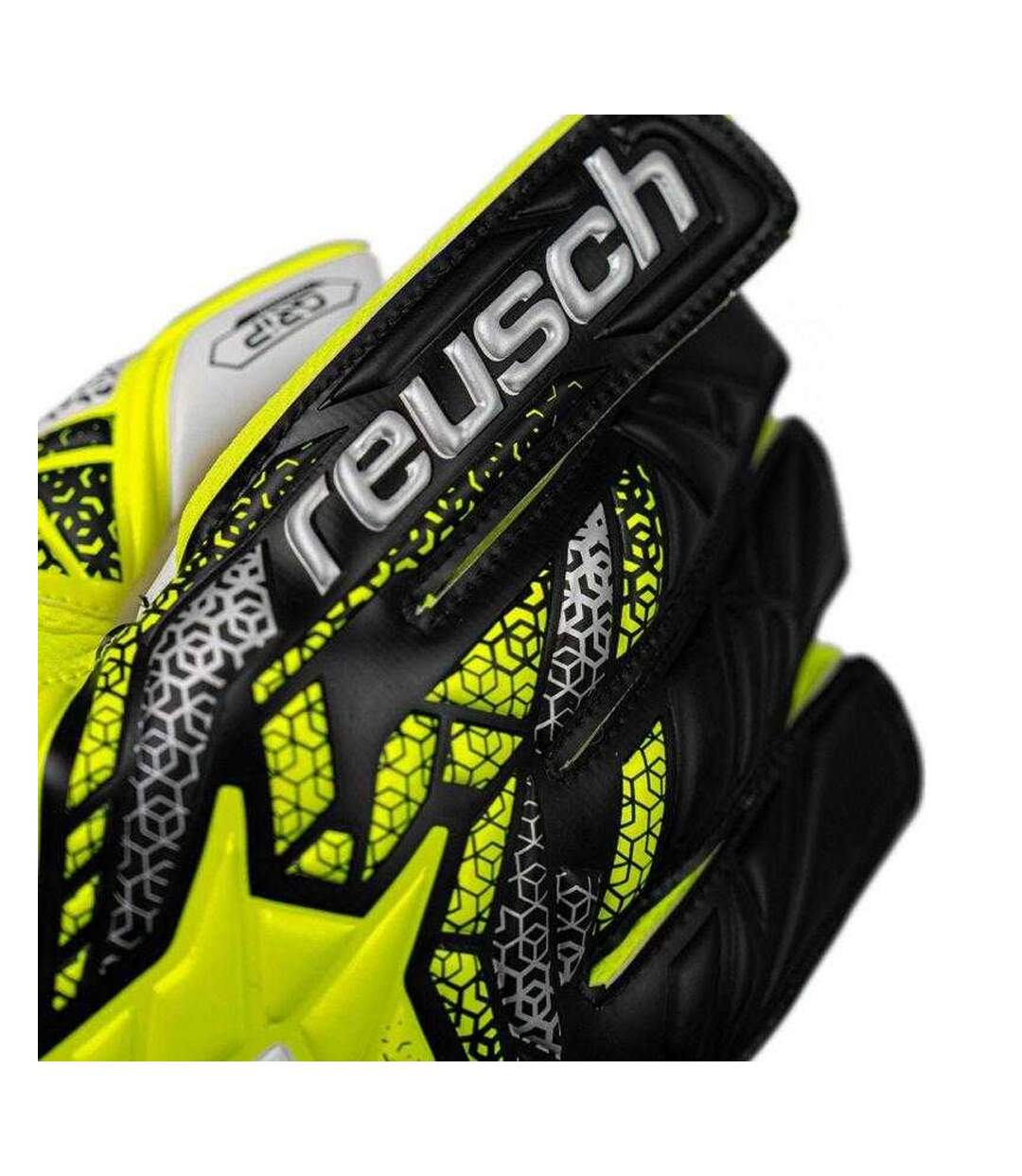 Gants De Gardien De But Attrakt Grip Homme Jaune Noir Reusch-4