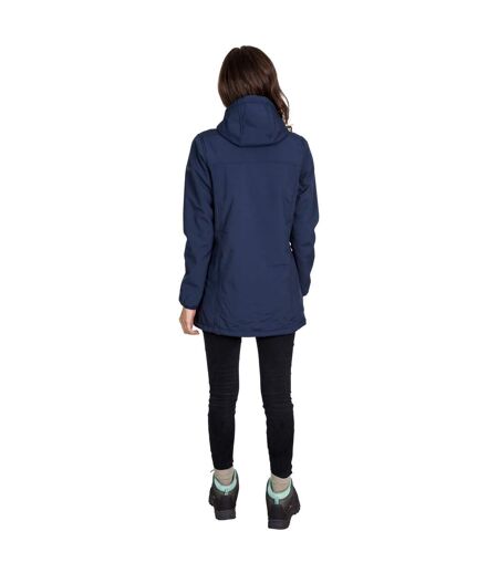 Veste Imperméable Longue Kristen Femme Bleu Marine Trespass