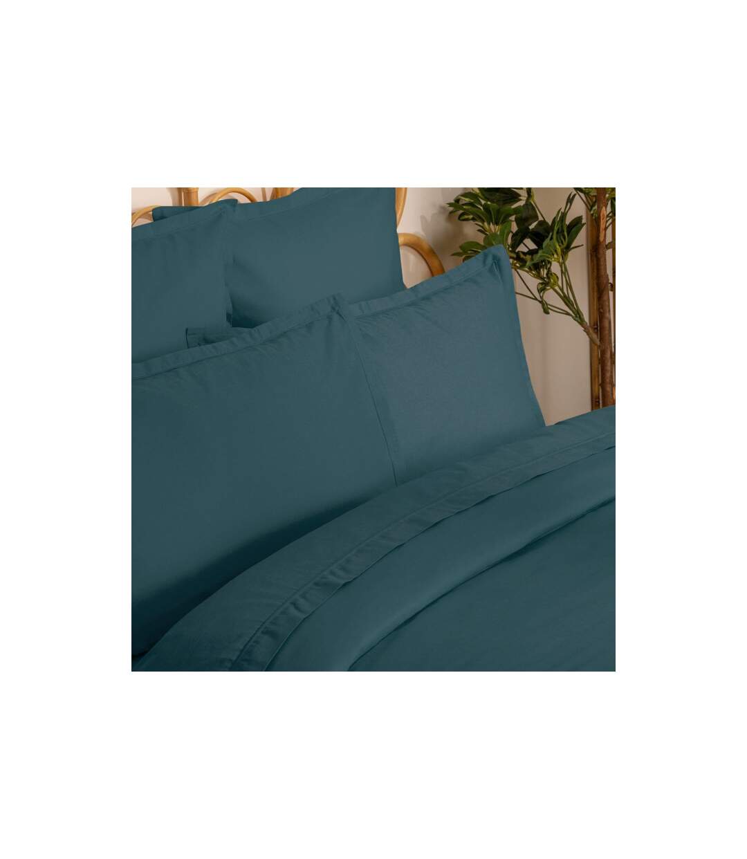 Housse de Couette Intérieur 140x200cm Bleu Orage-4