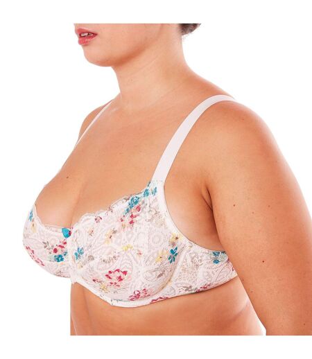 Soutien-gorge grand maintien blanc Zazie