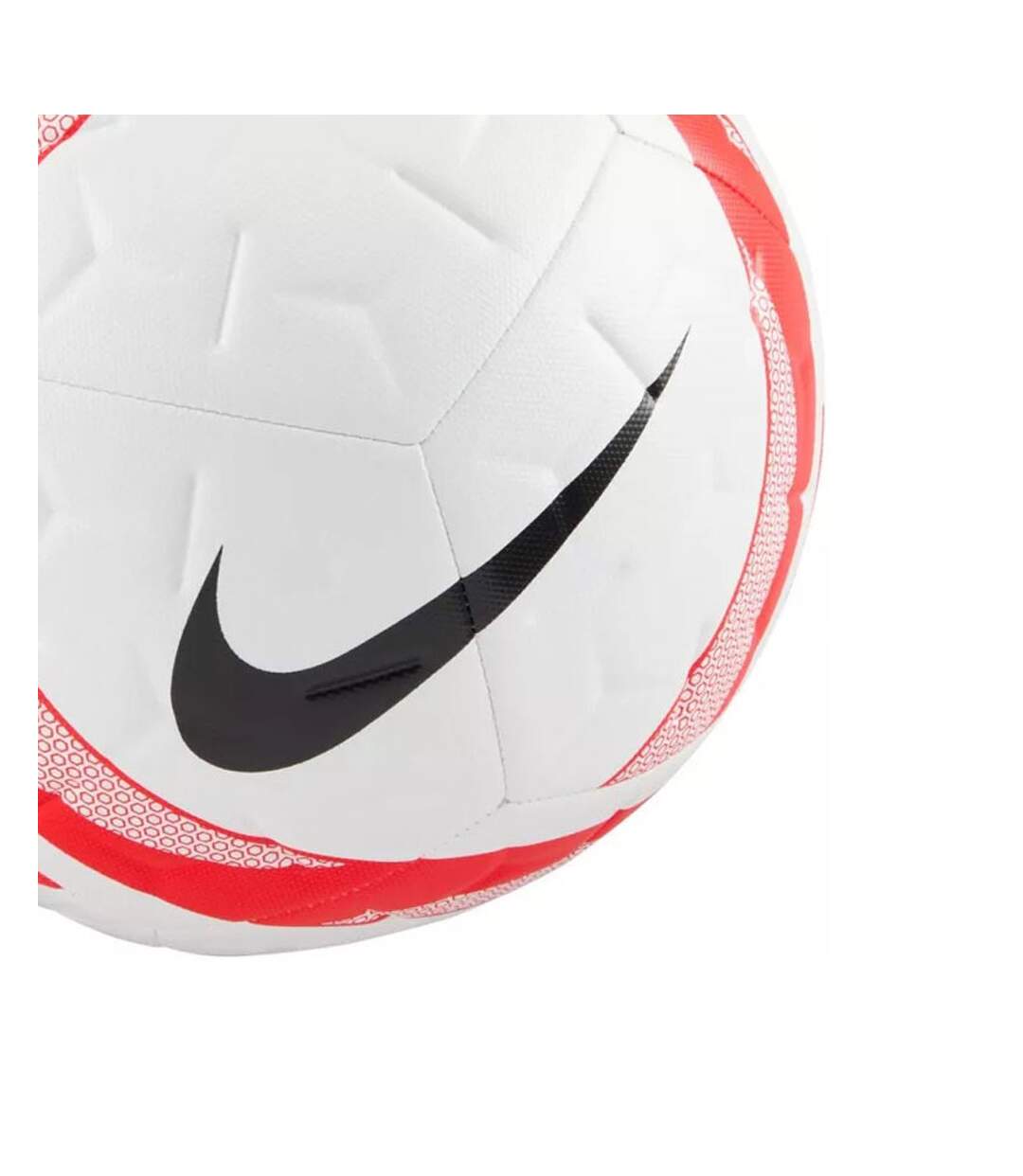 Ballon De Foot Motif/style Géométrique Academy Taille 4 Blanc Rouge Nike-3