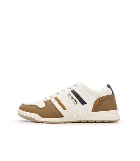 Baskets blanc/marron homme umbro slade