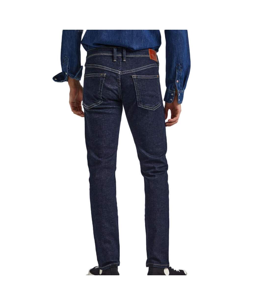 Jean Slim Bleu Brut Homme Pepe jeans Hatch - W29-L32-2