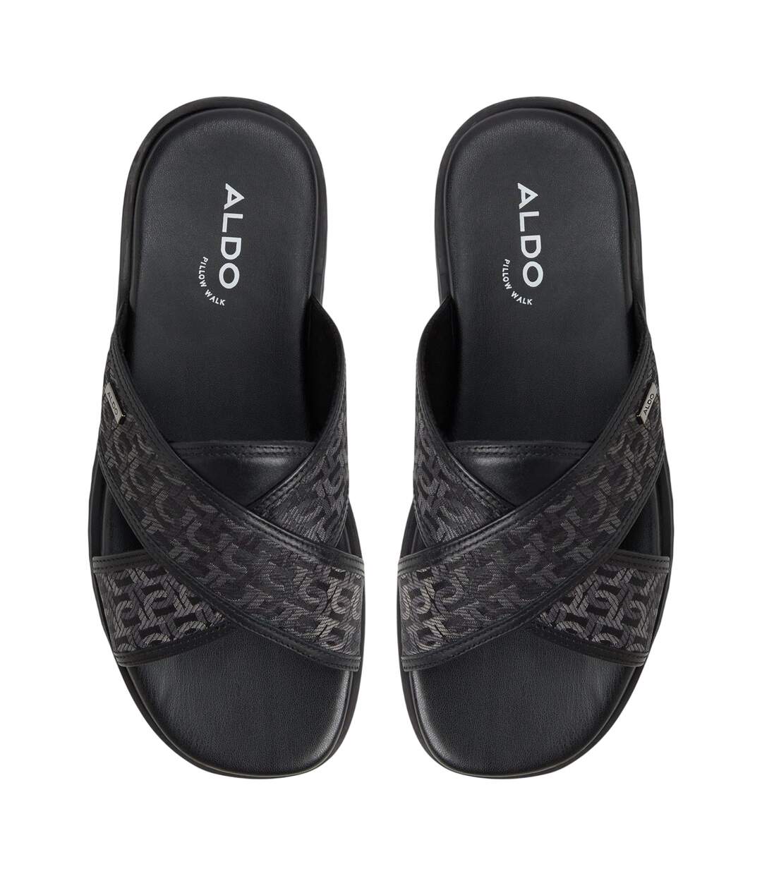 Claquettes Motif/style Floral Femme Noir Where´s That From-4