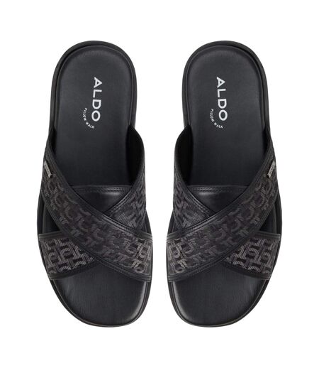 Claquettes Motif/style Floral Femme Noir Where´s That From