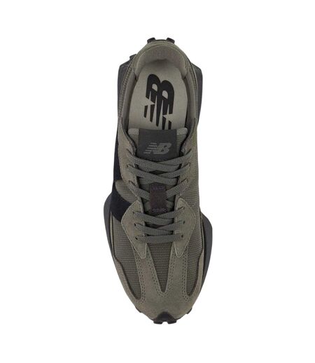 Mens 327 Retro Trainers Tornado Black New Balance