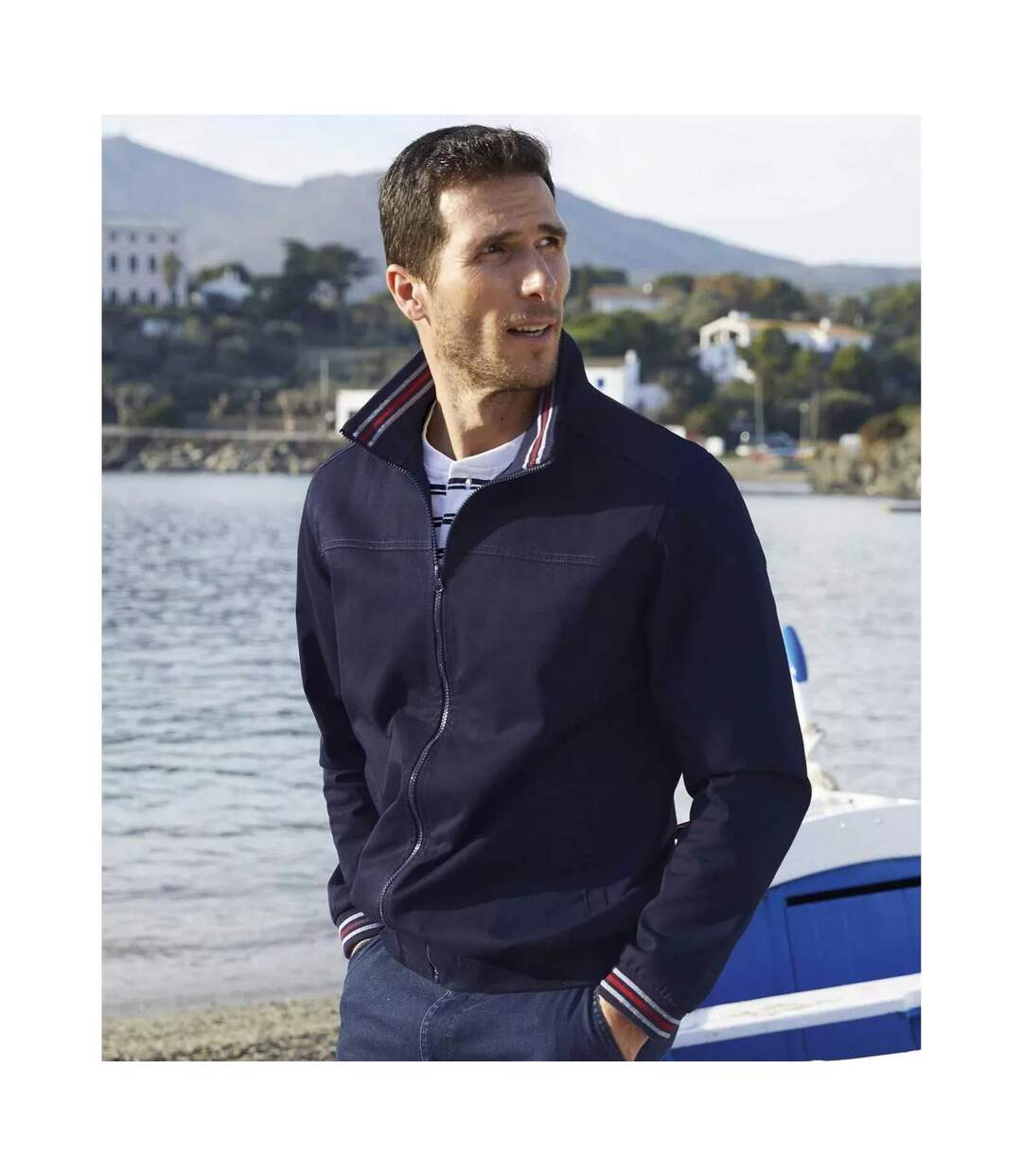 Veste homme bleu marine Atlas For Men-3