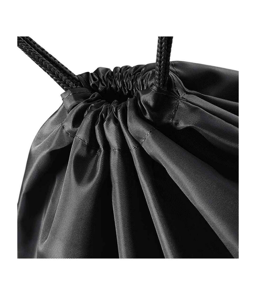 Budget Drawstring Bag One Size Black Bagbase-2