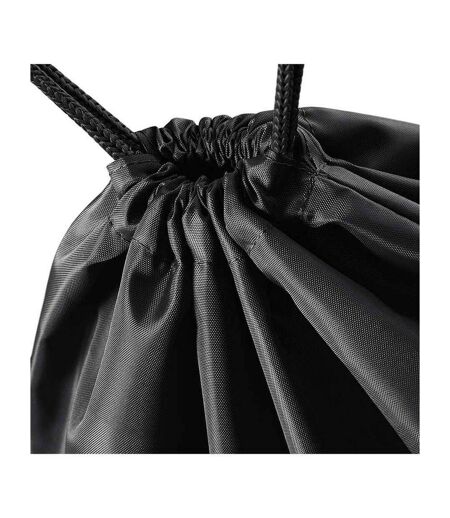 Budget Drawstring Bag One Size Black Bagbase