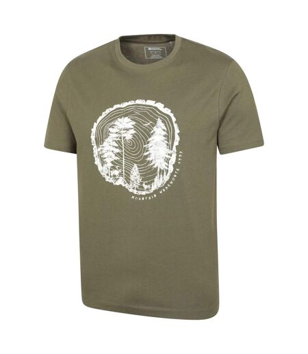T-shirt off the beaten track homme vert kaki Mountain Warehouse