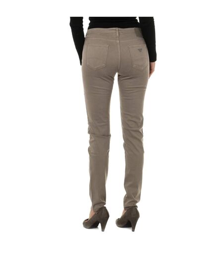 Long stretch fabric pants 6Y5J28-5N0RZ woman