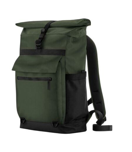 Sac À Dos Motif/style Haut À Rouler Axis Taille Unique Vert Kaki Foncé Quadra