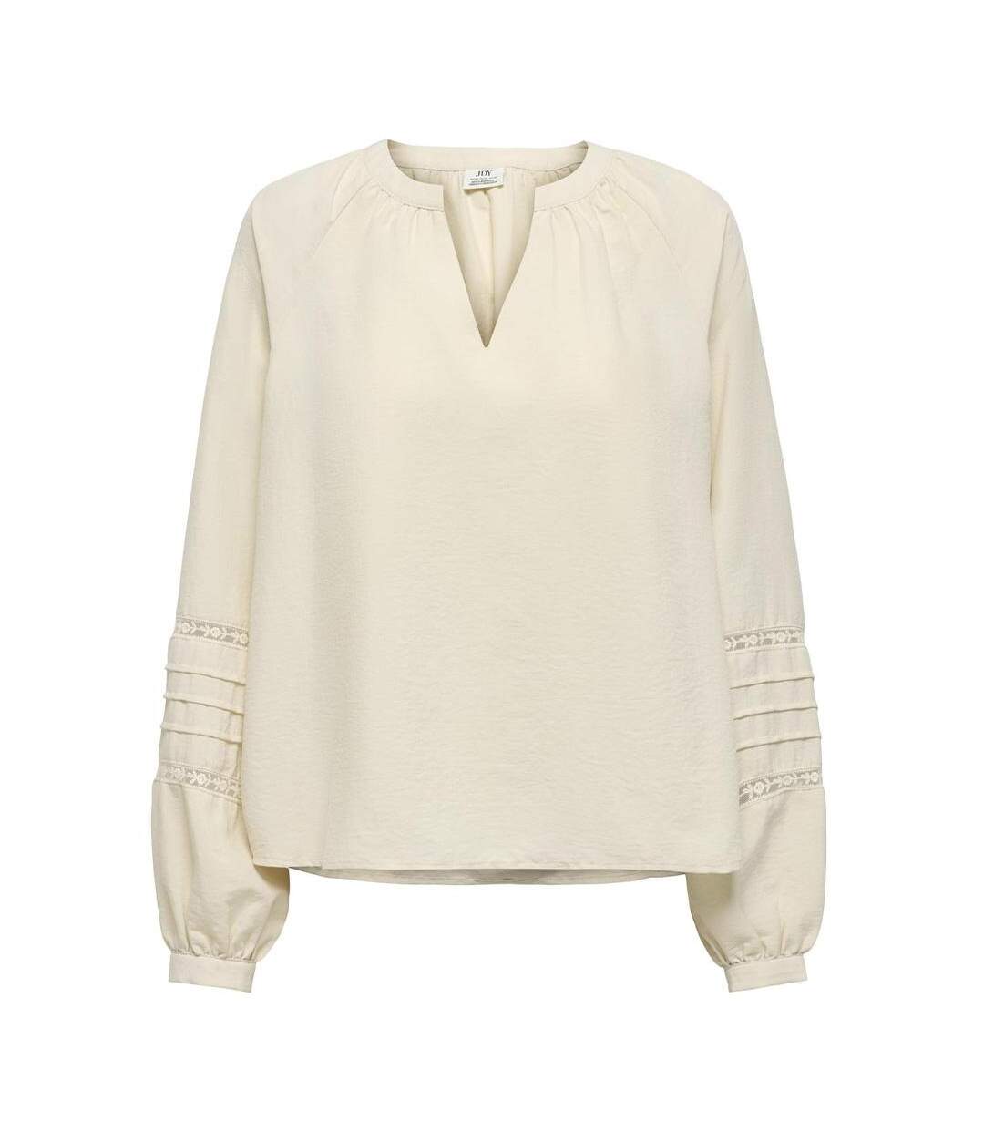 Blouse beige femme jdy train-1