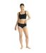 Pack Of 3  Womens/ladies Hipster Briefs  Black Adidas-1