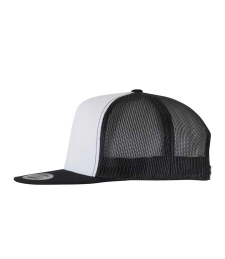 Casquette Trucker Motif/style Uni Classic Adulte Noir Blanc Flexfit
