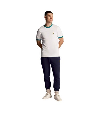 T-shirt homme blanc / vert de bleu Lyle & Scott Lyle & Scott