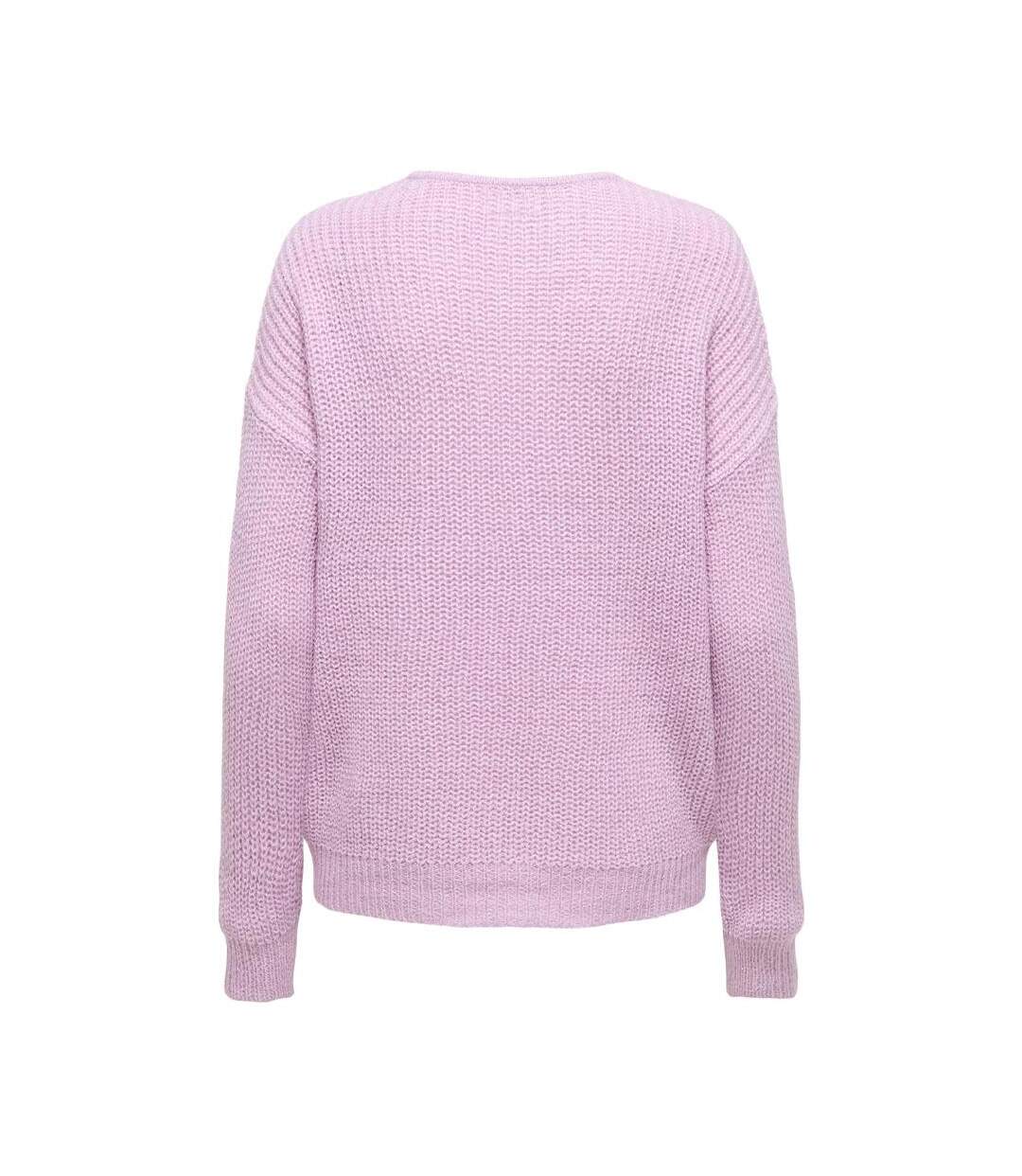Pull rose femme jdy new megan-3
