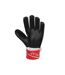 Childrens/kids Attrakt Solid Goalkeeper Gloves Black Red Reusch-3