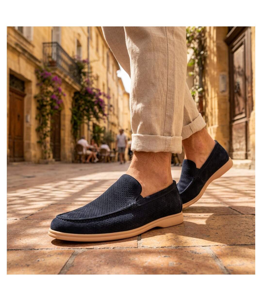 OZABI Mocassins Homme Microperfores Premium Slip On Confort 40-45-2