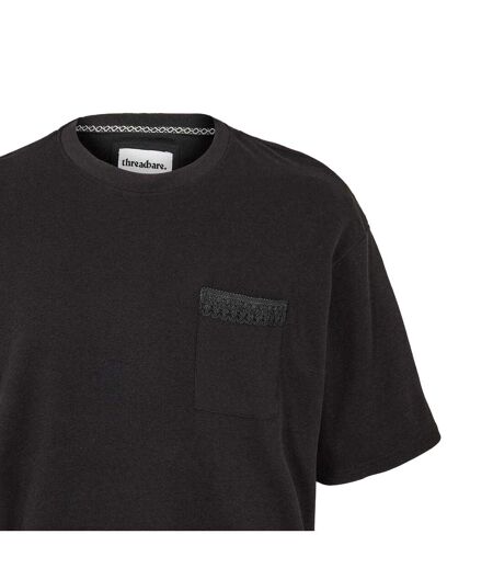 T-shirt Dunedin Homme Noir Threadbare