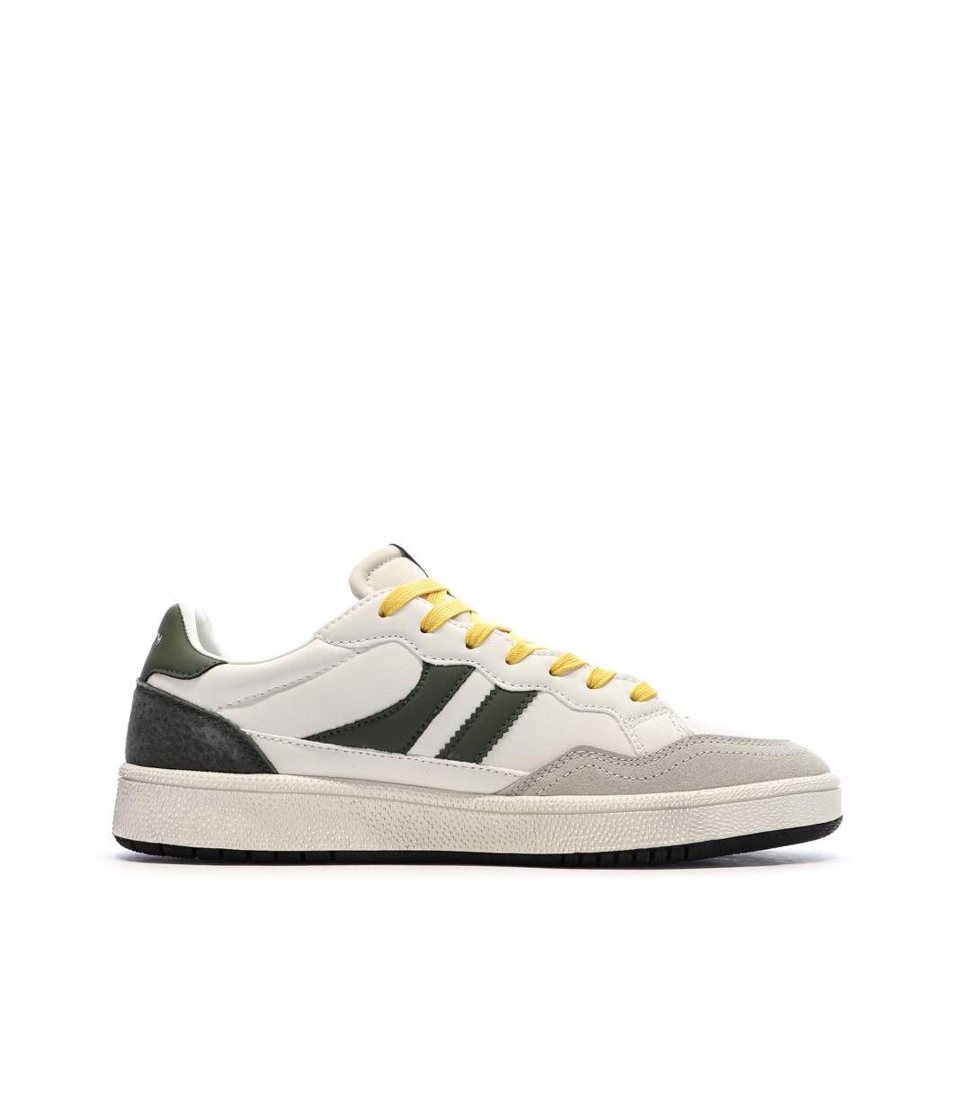 Baskets blanc/kaki homme teddy smith120597-2