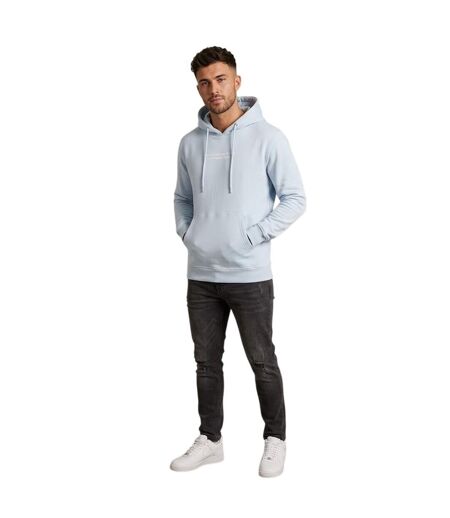 Mens Logo Hoodie Sky Blue Criminal Damage