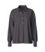 Chemise Manches Longues Femme Gris Foncé Pieces-1