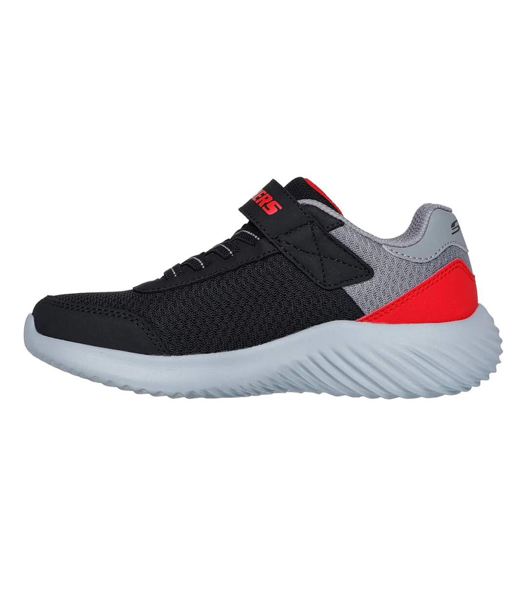 Mens bounder trainers black/red Skechers-2