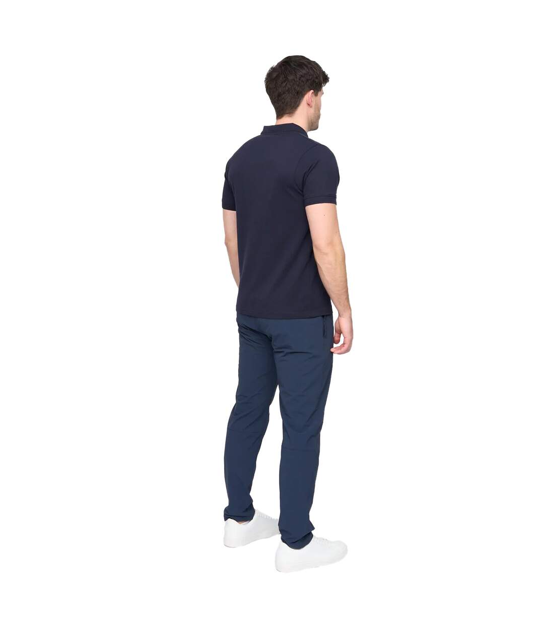 Mens Limatar Short-sleeved Polo Shirt Navy Duck And Cover-4