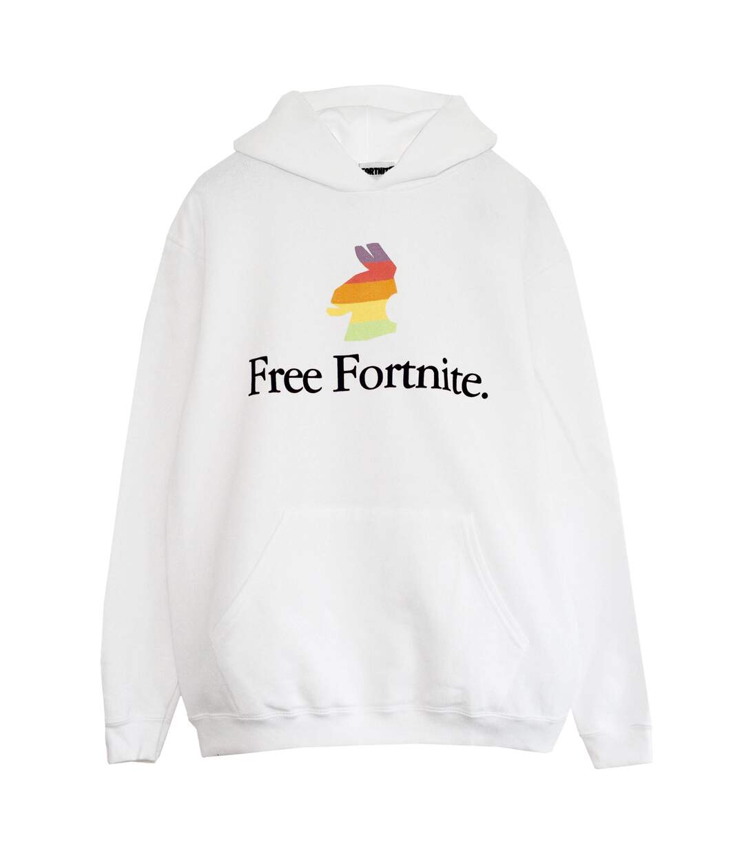 Sweat à capuche hommes blanc Fortnite-1