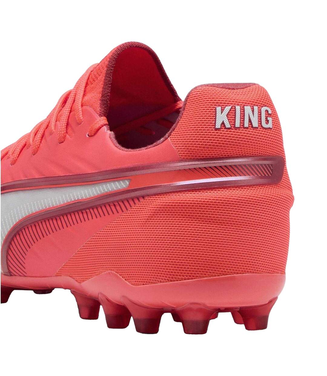 Mens King Ultimate Firm Ground Football Boots Glowing Red Puma-2