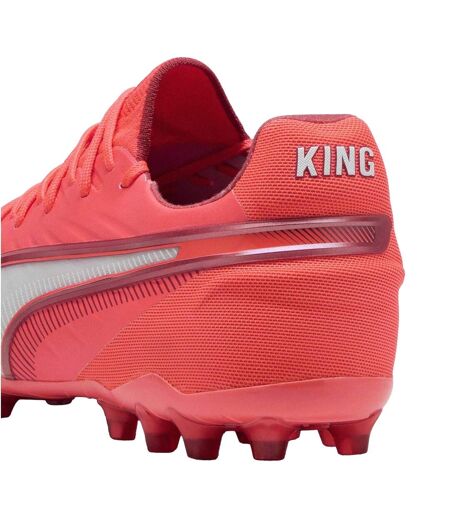Mens King Ultimate Firm Ground Football Boots Glowing Red Puma