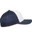 Casquette Trucker The Classic Retro Blanc Bleu Marine Yupoong-4