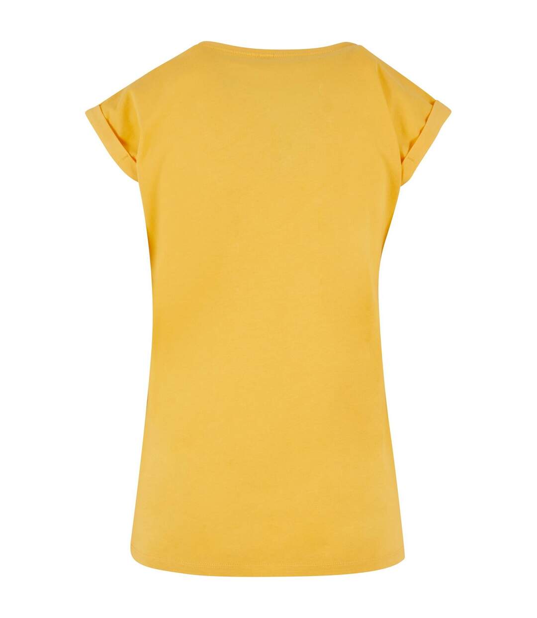 T-shirt Femme Jaune Build Your Brand-2