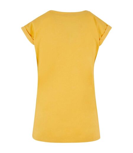T-shirt Femme Jaune Build Your Brand
