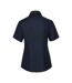 Russell Collection Ladies/Womens Short Sleeve Easy Care Oxford Shirt (Bright Navy)