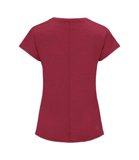 T-shirt Sport Vigilant Femme Rouge Foncé Dare 2B