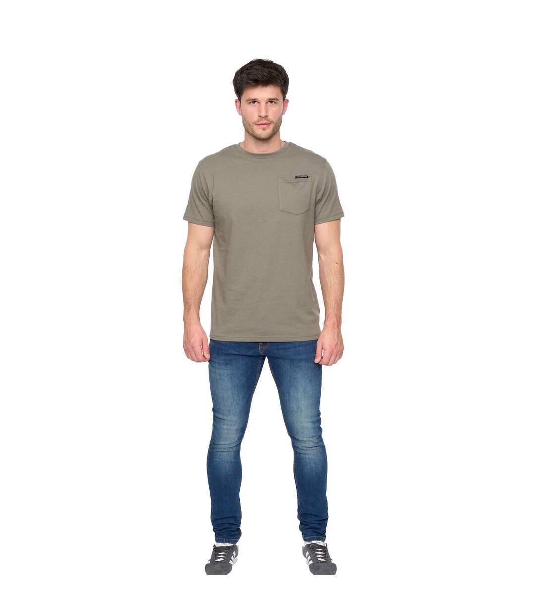 Mens treymere t-shirt green slate Duck and Cover-3