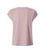 T-Shirt rose femme pepe jeans catalina cloudy-2