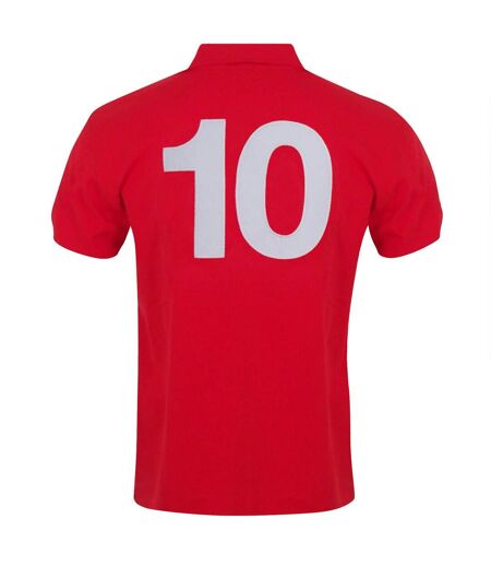Maillot Extérieur Motif/style Rétro John Toshack Homme Rouge FA Wales