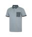 Polo Motif/style À Rayures Homme Anthracite Blanc Giorgio-3