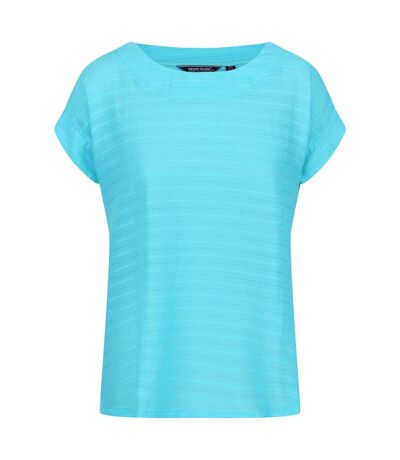 Regatta - T-shirt ADINE - Femme (Bleu / Vert / Blanc) - UTRG6951