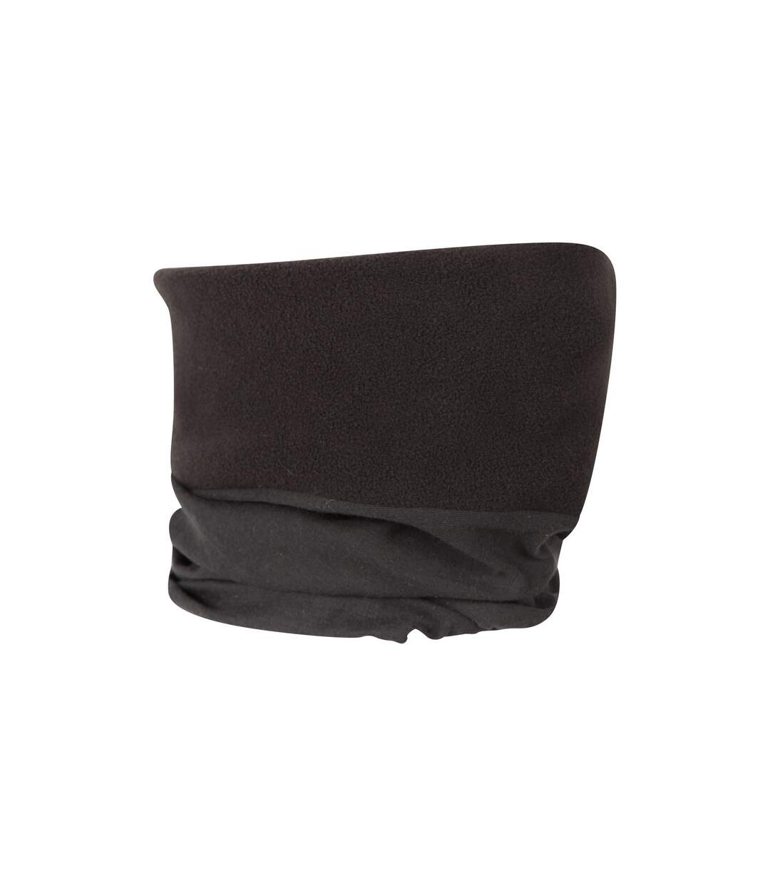 Unisex Adult Polar Fleece Snood One Size Black Mountain Warehouse-1