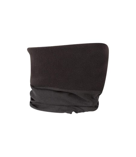 Unisex Adult Polar Fleece Snood One Size Black Mountain Warehouse